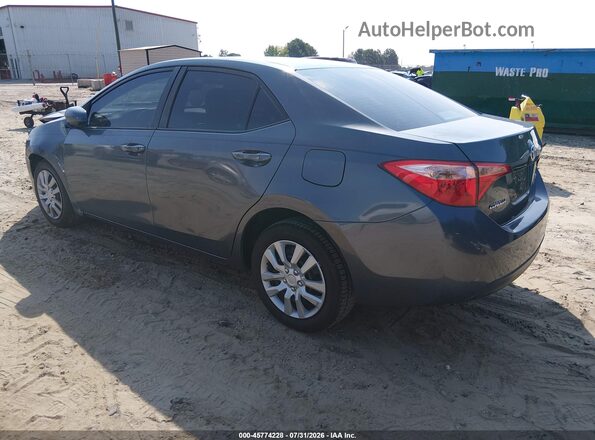 2T1BURHE1KC207653 2019 TOYOTA COROLLA Синий Задняя левая четверть