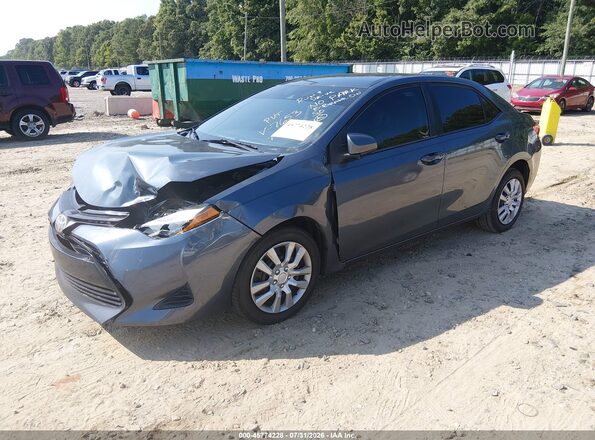2T1BURHE1KC207653 2019 TOYOTA COROLLA Синий Передняя левая четверть