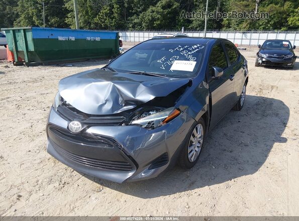 2T1BURHE1KC207653 2019 TOYOTA COROLLA Синий Вид спереди