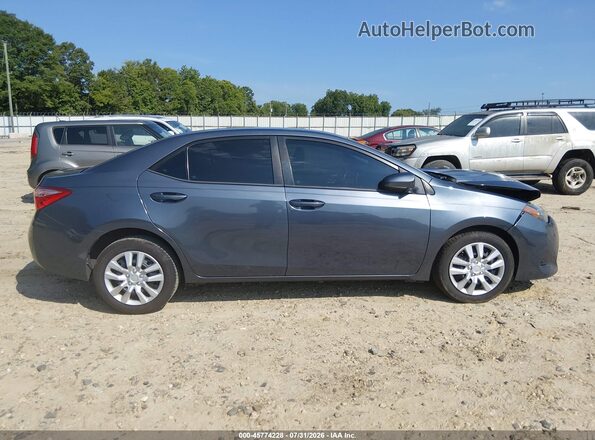 2T1BURHE1KC207653 2019 TOYOTA COROLLA Синий Вид задней части салона