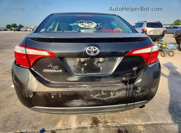 2T1BURHE2GC526177 2016 TOYOTA COROLLA Black Հետևի տեսք