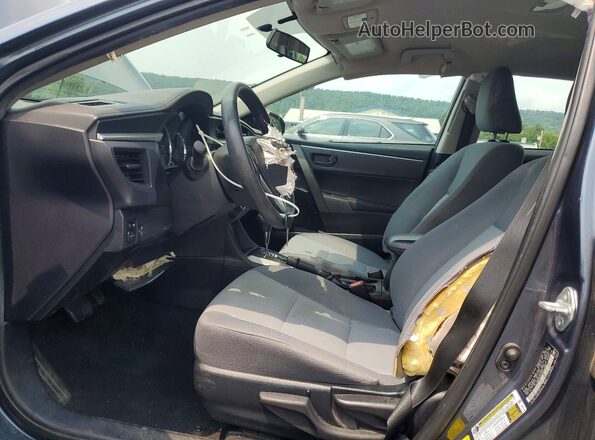 2T1BURHE2GC539639 2016 TOYOTA COROLLA Gray Front interior view