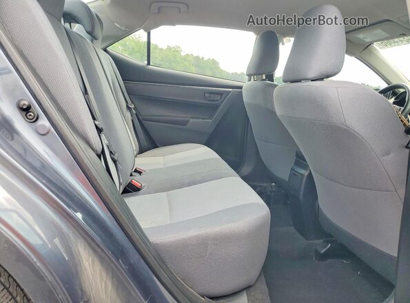 2T1BURHE2GC539639 2016 TOYOTA COROLLA Gray Rear seats view