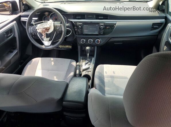 2T1BURHE2GC539639 2016 TOYOTA COROLLA Gray Dashboard view