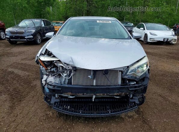 2T1BURHE2GC551192 2016 TOYOTA COROLLA Silver Front view