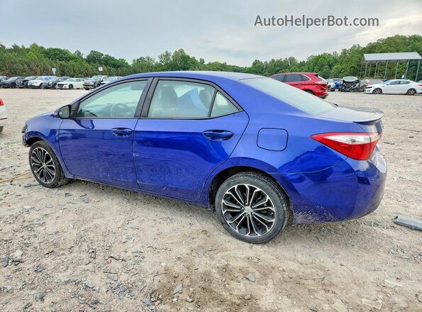 2T1BURHE2GC567800 2016 TOYOTA COROLLA Синий Задняя левая четверть