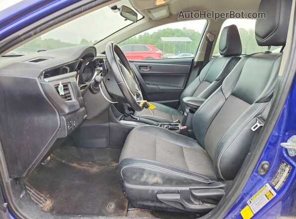 2T1BURHE2GC567800 2016 TOYOTA COROLLA Синий Вид салона спереди