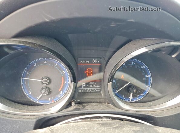 2T1BURHE2GC567800 2016 TOYOTA COROLLA Синий Вид щитка приборов