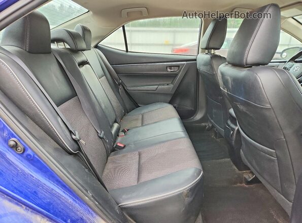 2T1BURHE2GC567800 2016 TOYOTA COROLLA Синий Вид задней части салона