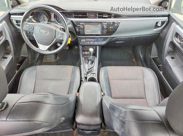 2T1BURHE2GC567800 2016 TOYOTA COROLLA Синий Вид панели приборов