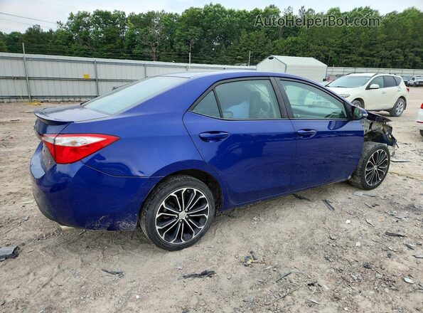 2T1BURHE2GC567800 2016 TOYOTA COROLLA Синий Задняя правая четверть