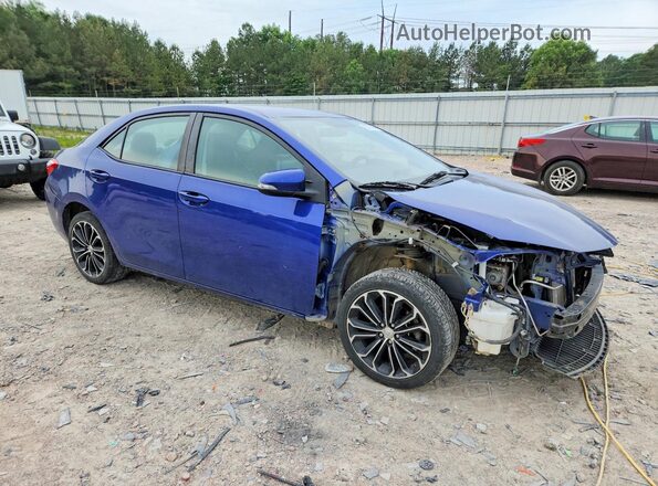 2T1BURHE2GC567800 2016 TOYOTA COROLLA Синий Передняя правая четверть