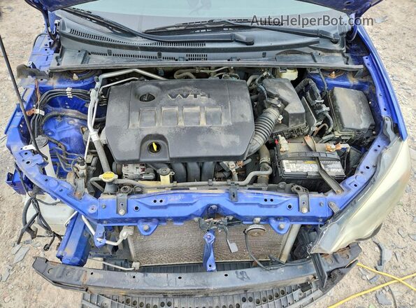 2T1BURHE2GC567800 2016 TOYOTA COROLLA Синий Вид подкапотного пространства
