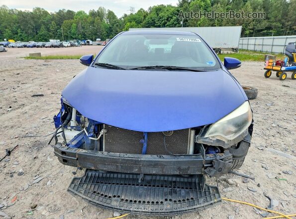 2T1BURHE2GC567800 2016 TOYOTA COROLLA Синий Вид спереди