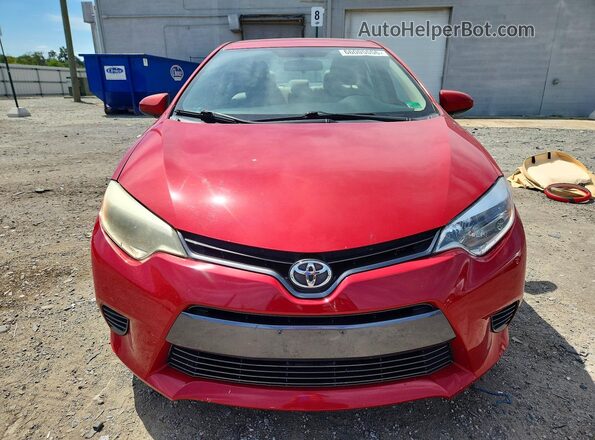 2T1BURHE2GC603727 2016 TOYOTA COROLLA Red Դիմացի տեսք