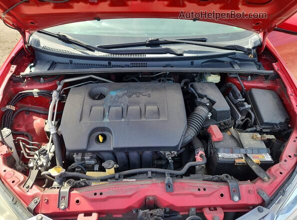 2T1BURHE2GC603727 2016 TOYOTA COROLLA Red Սալոնի հետևի տեսք
