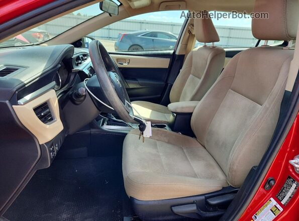 2T1BURHE2GC603727 2016 TOYOTA COROLLA Red Սալոնի դիմացի տեսք