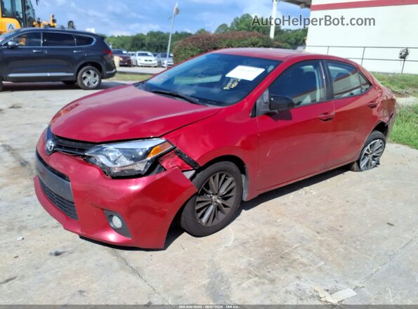 2T1BURHE2GC629695 2016 TOYOTA COROLLA Red Vista tres cuartos delantera izquierda