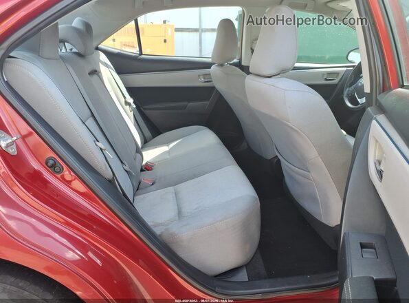 2T1BURHE2GC629695 2016 TOYOTA COROLLA Red Vista de la etiqueta del VIN