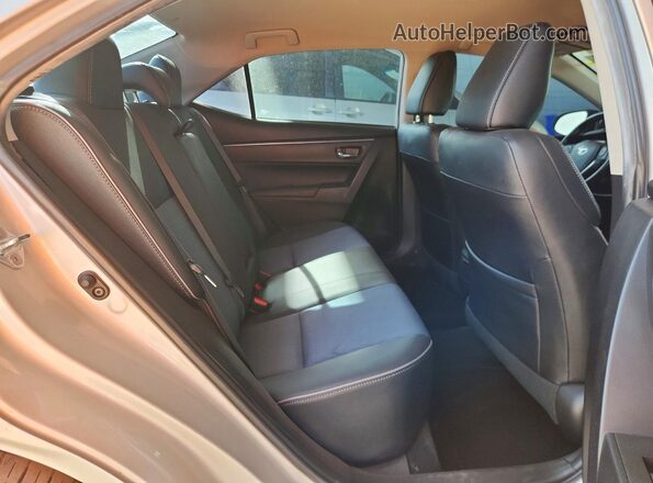 2T1BURHE2GC630894 2016 TOYOTA COROLLA Серебряный Вид задних сидений