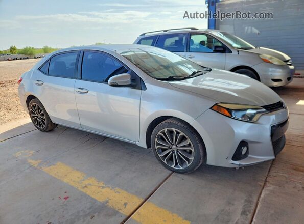 2T1BURHE2GC630894 2016 TOYOTA COROLLA Серебряный Передняя правая четверть