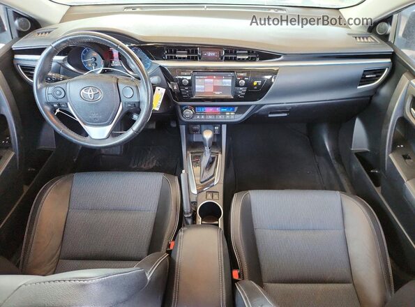 2T1BURHE2GC630894 2016 TOYOTA COROLLA Серебряный Вид панели приборов