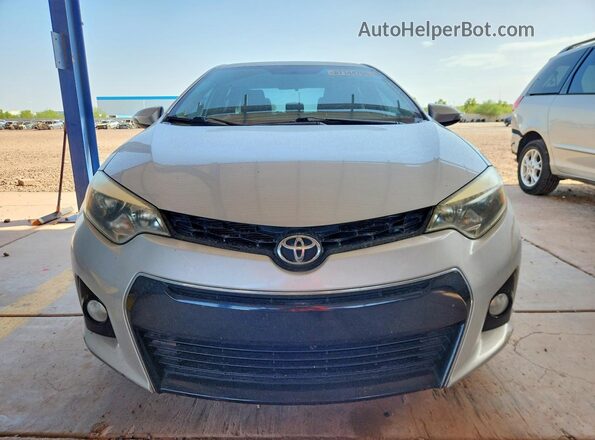 2T1BURHE2GC630894 2016 TOYOTA COROLLA Серебряный Вид спереди