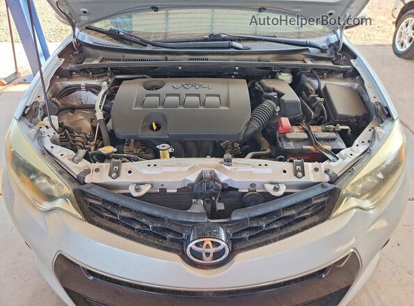 2T1BURHE2GC630894 2016 TOYOTA COROLLA Серебряный Вид задней части салона