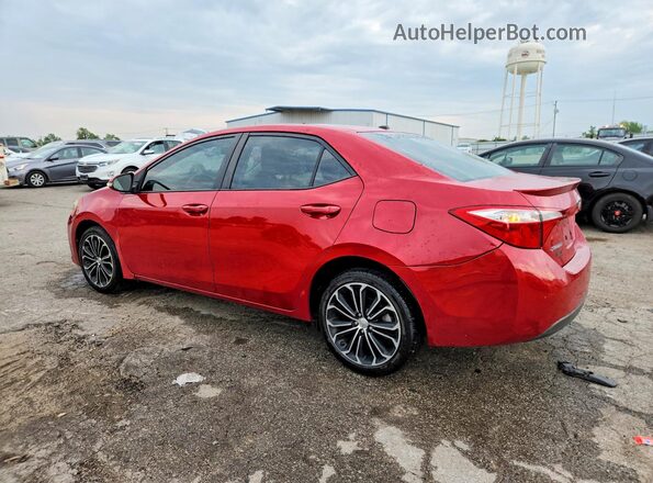 2T1BURHE2GC631172 2016 TOYOTA COROLLA Red Trasero izquierdo