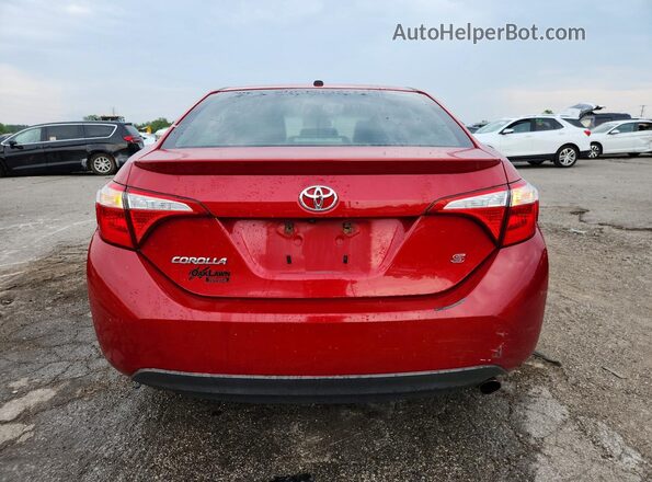 2T1BURHE2GC631172 2016 TOYOTA COROLLA Red Vista trasera