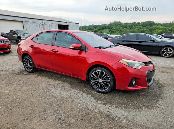 2T1BURHE2GC631172 2016 TOYOTA COROLLA Red Delantero derecho