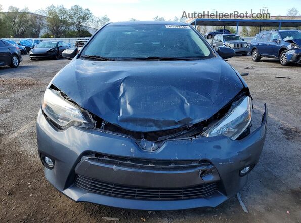 2T1BURHE2GC642818 2016 TOYOTA COROLLA Gray Դիմացի տեսք