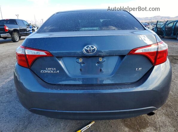2T1BURHE2GC642818 2016 TOYOTA COROLLA Gray Հետևի տեսք