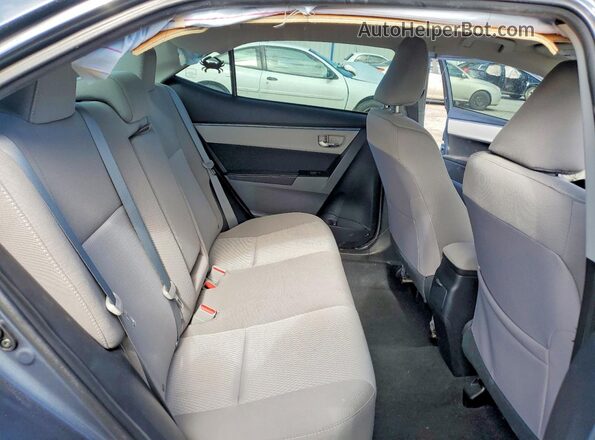 2T1BURHE2GC642818 2016 TOYOTA COROLLA Gray Հետևի նստատեղերի տեսք