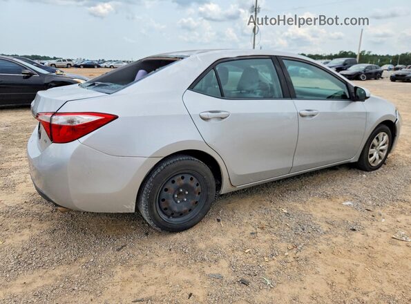 2T1BURHE2GC660350 2016 TOYOTA COROLLA Silver Tył prawy