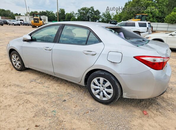 2T1BURHE2GC660350 2016 TOYOTA COROLLA Silver Tył lewy