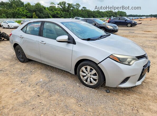 2T1BURHE2GC660350 2016 TOYOTA COROLLA Silver Przód prawy