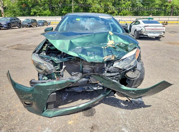 2T1BURHE2GC668691 2016 TOYOTA COROLLA Зеленый Вид спереди