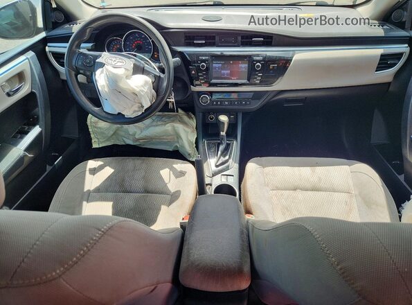 2T1BURHE2GC668691 2016 TOYOTA COROLLA Зеленый Вид панели приборов