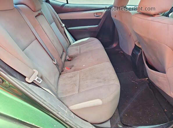 2T1BURHE2GC668691 2016 TOYOTA COROLLA Зеленый Вид задних сидений