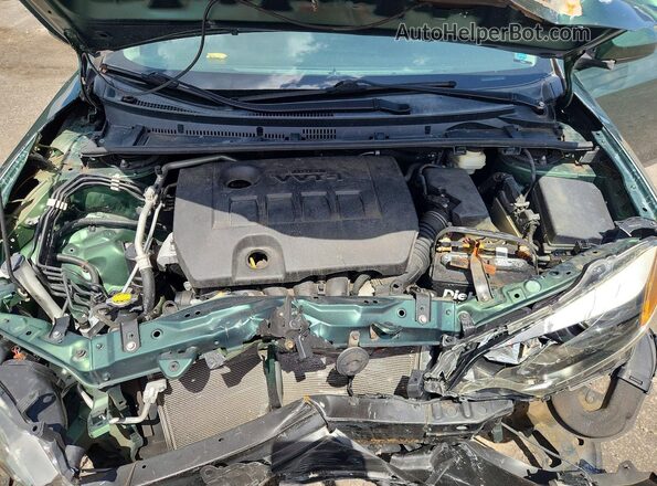 2T1BURHE2GC668691 2016 TOYOTA COROLLA Зеленый Вид задней части салона