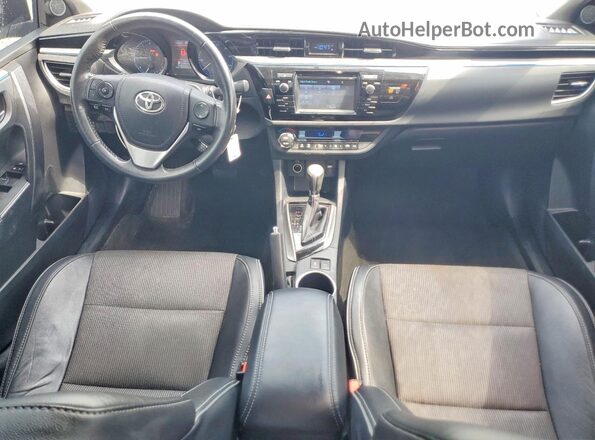2T1BURHE2GC716237 2016 TOYOTA COROLLA White Առջևի վահանակի տեսք