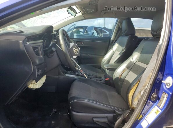 2T1BURHE2GC720093 2016 TOYOTA COROLLA Синий Вид салона спереди