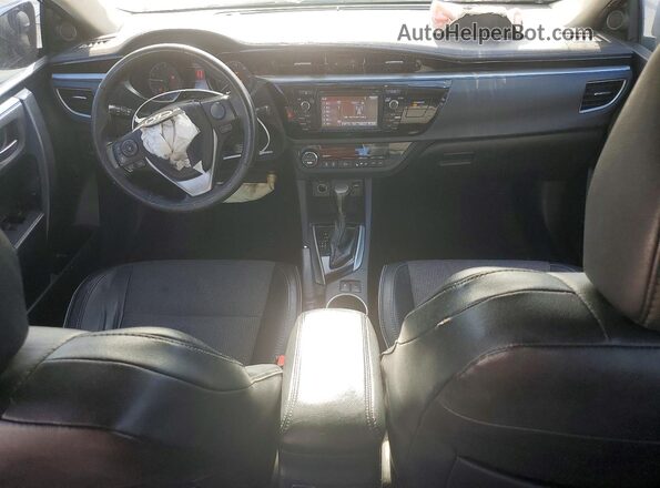 2T1BURHE2GC720093 2016 TOYOTA COROLLA Синий Вид панели приборов