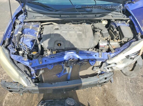 2T1BURHE2GC720093 2016 TOYOTA COROLLA Синий Вид задней части салона