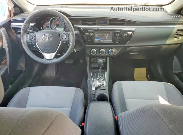 2T1BURHE2GC732809 2016 TOYOTA COROLLA Серый Вид панели приборов