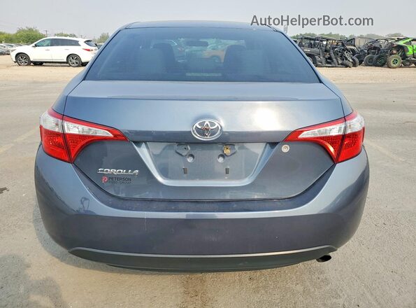 2T1BURHE2GC732809 2016 TOYOTA COROLLA Серый Вид сзади