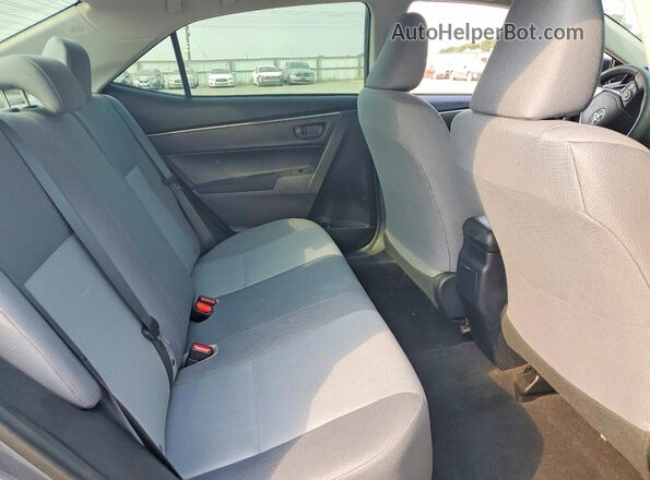 2T1BURHE2GC732809 2016 TOYOTA COROLLA Серый Вид задних сидений