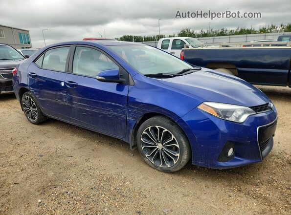 2T1BURHE2GC735256 2016 TOYOTA COROLLA Blue Передня права чверть