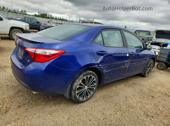 2T1BURHE2GC735256 2016 TOYOTA COROLLA Blue Задня права чверть